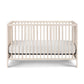 Front View of Pixie Zen 3-in-1 Crib in Washed Natural