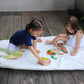 Girls Playing PlanToys Breakfast