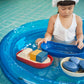 Girl Playing PlanToys Cargo Ship