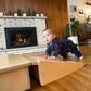 Kid Crawling on RAD Children's Furniture Platform and Ramp