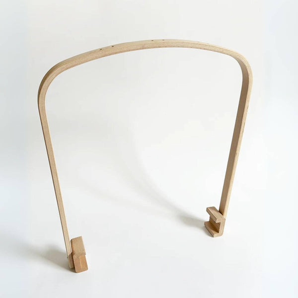 Unique Love Design Play Arch for Cradle Frame Natural