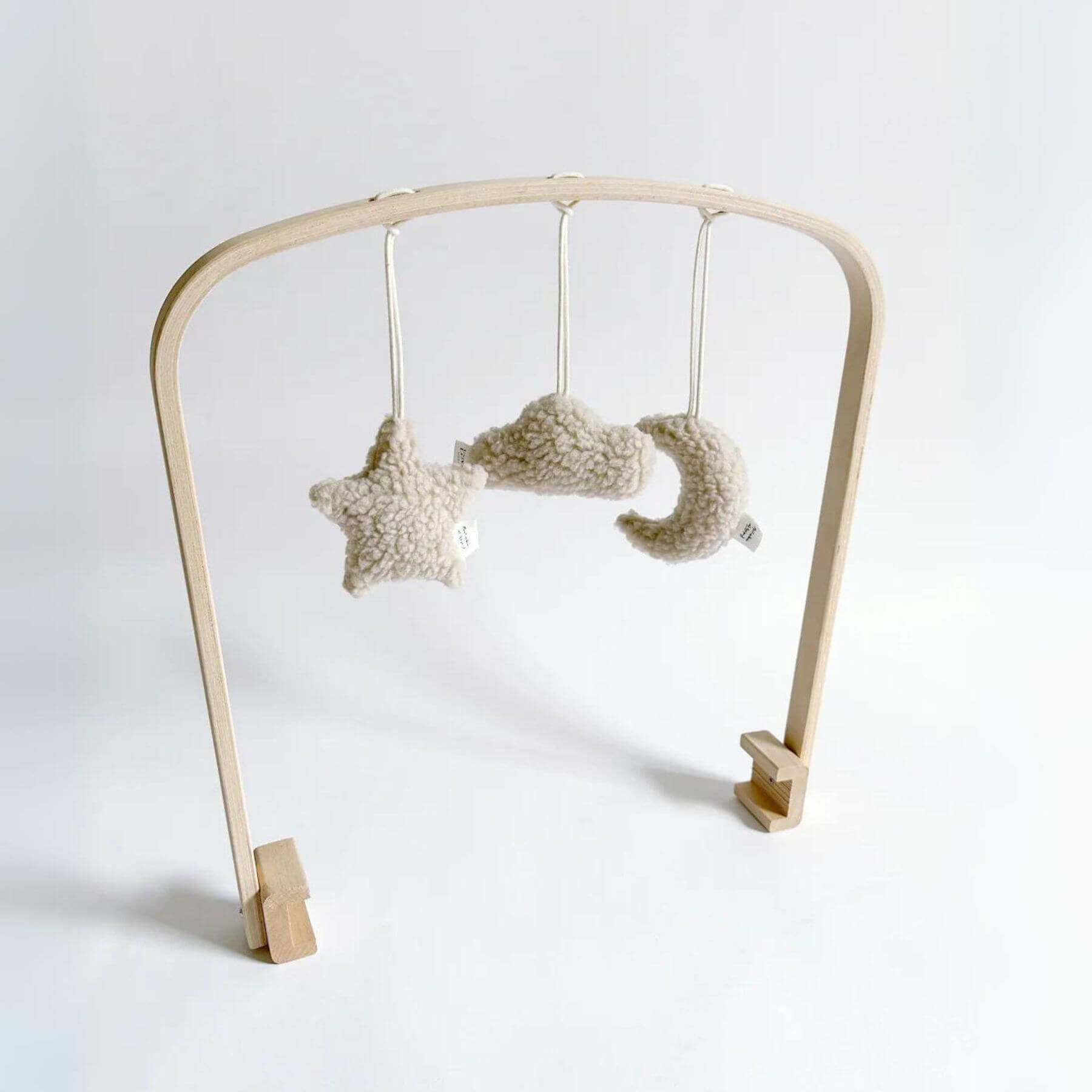 Unique Love Design Play Arch Set 'Love You to the Moon and Back', Natural and Soft Sand