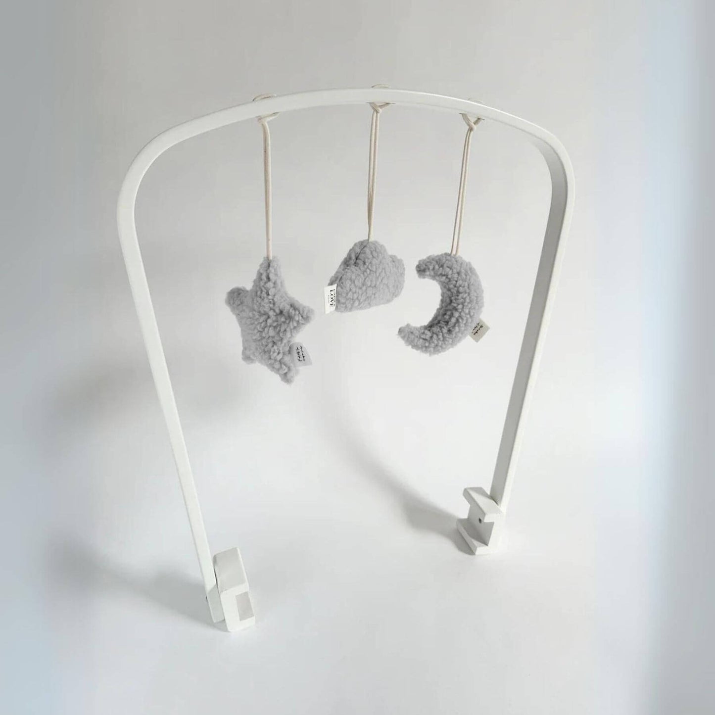 Unique Love Design Play Arch Set 'Love You to the Moon and Back', White and Grey