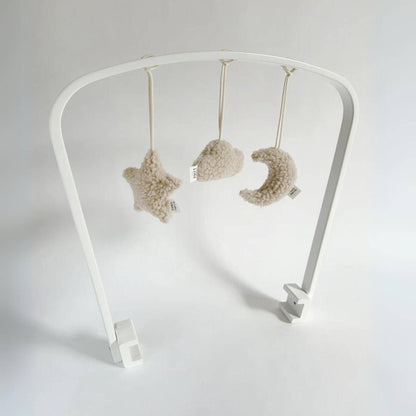 Unique Love Design Play Arch Set 'Love You to the Moon and Back', White and Soft Sand