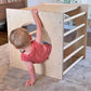 Kid Playing on RAD Children's Furniture Play Cube