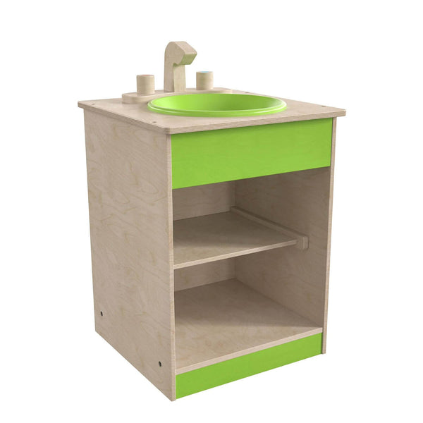 Flash Furniture Bright Beginnings Children's Wooden Play Kitchen & Storage