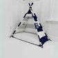 Domestic Objects Play Tent Canopy No Doors, Navy, Crib/Cot