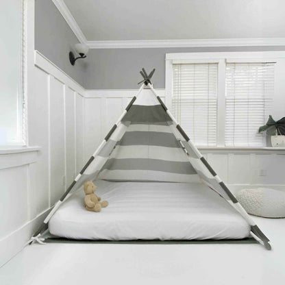 Domestic Objects Play Tent Canopy No Doors, Grey, Double/Full