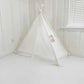 Domestic Objects Play Tent Canopy With Doors, White, Crib