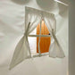 Detail of Domestic Objects Playhouse Bunk Bed Curtains Greige