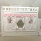 Domestic Objects Playhouse Bunk Bed Curtains Pink