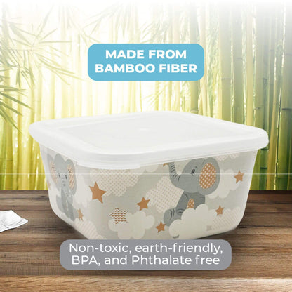 Primo Passi - Bamboo Fiber Kids Food Container - Little Elephant