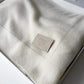 Unique Love Design Premium Cashmere Blanket Ivory White Smooth