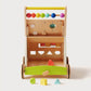 Back View of Tiny Land® Premium Natural Wooden Activity Walker