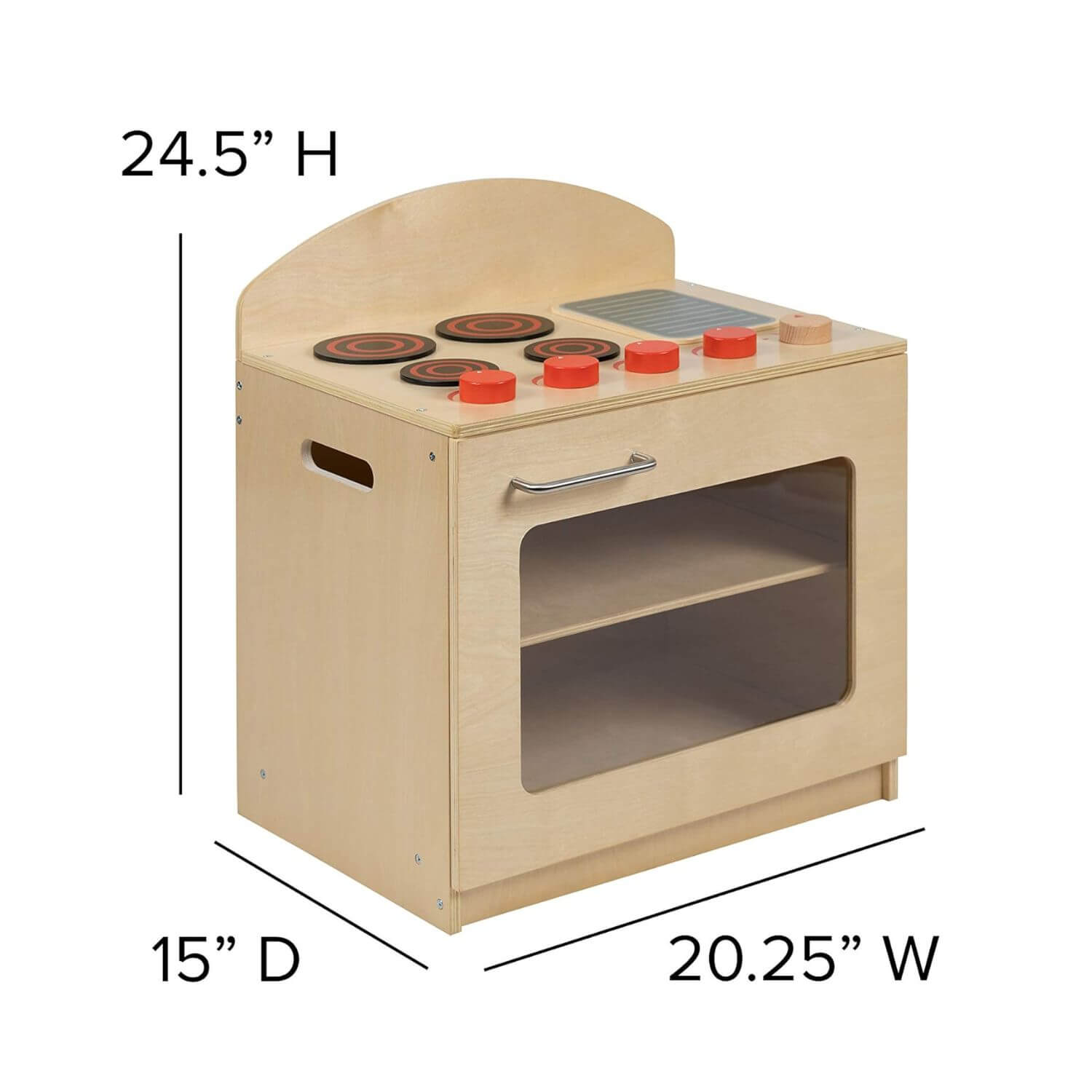 Flash Furniture Children's Wooden Stove For Commercial or Home Use