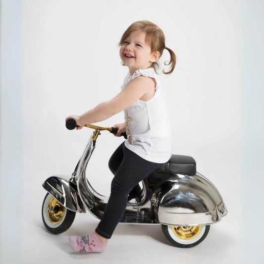 Primo Ride On Kids Toy DELUXE Stainless Steel (Limited Edition) - Lifestyle