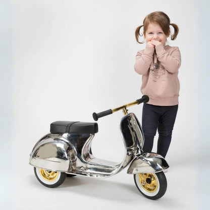 Primo Ride On Kids Toy DELUXE Stainless Steel (Limited Edition) - Lifestyle