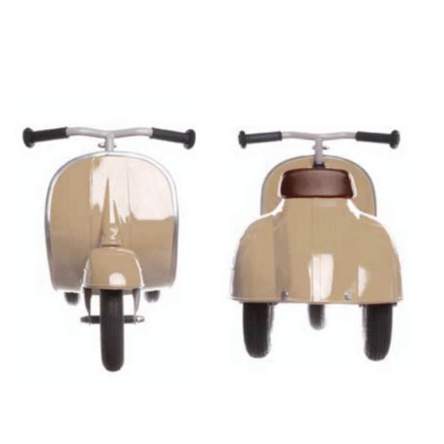 Primo Sierra Ride-On & Brown Seat Scooter Cream