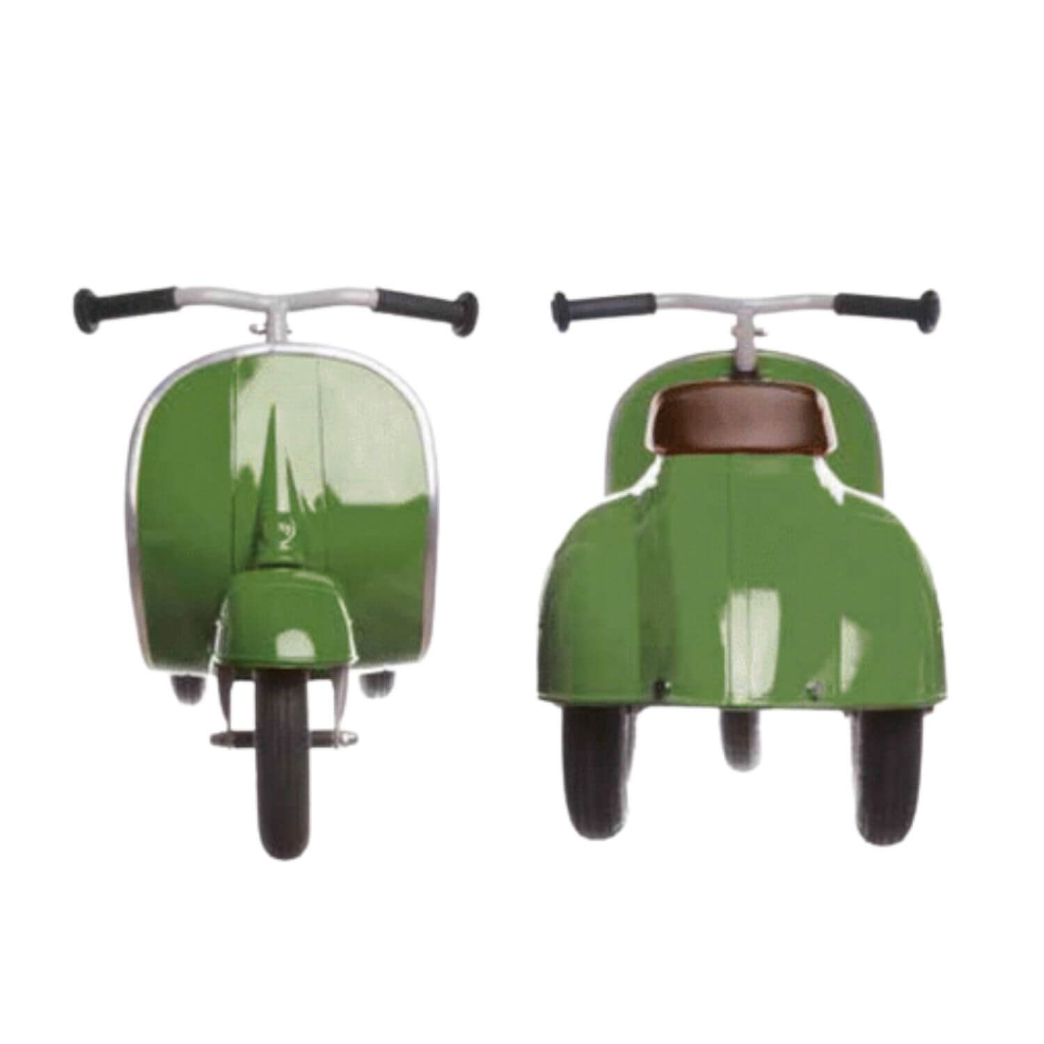Primo Sierra Ride-On & Brown Seat Scooter Green