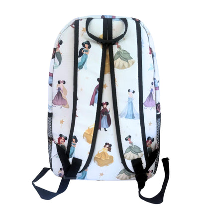 Back View of Princess Magic Backpack