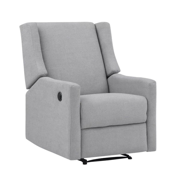 Pronto Power Recliner Oyster Gray Fabric