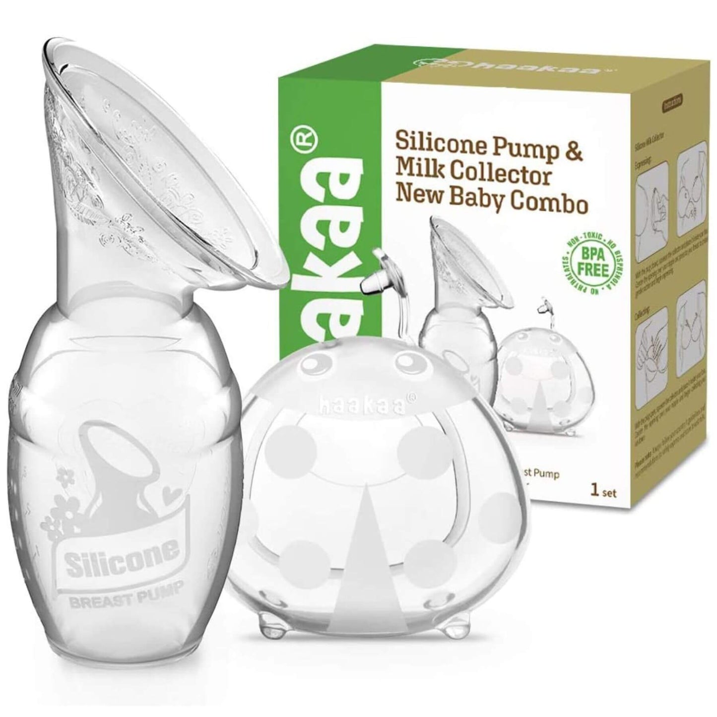 Haakaa Silicone Pump & Milk Collector Combo