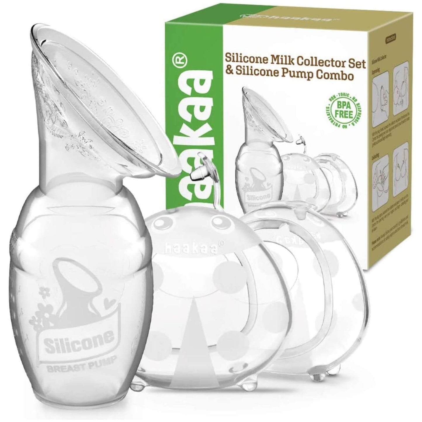 Haakaa Silicone Pump & Milk Collector Set Combo