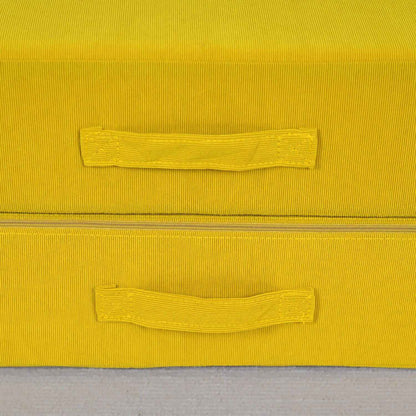 Detail of Qaba 14 Piece Foam Climbing Blocks for Toddlers Yellow