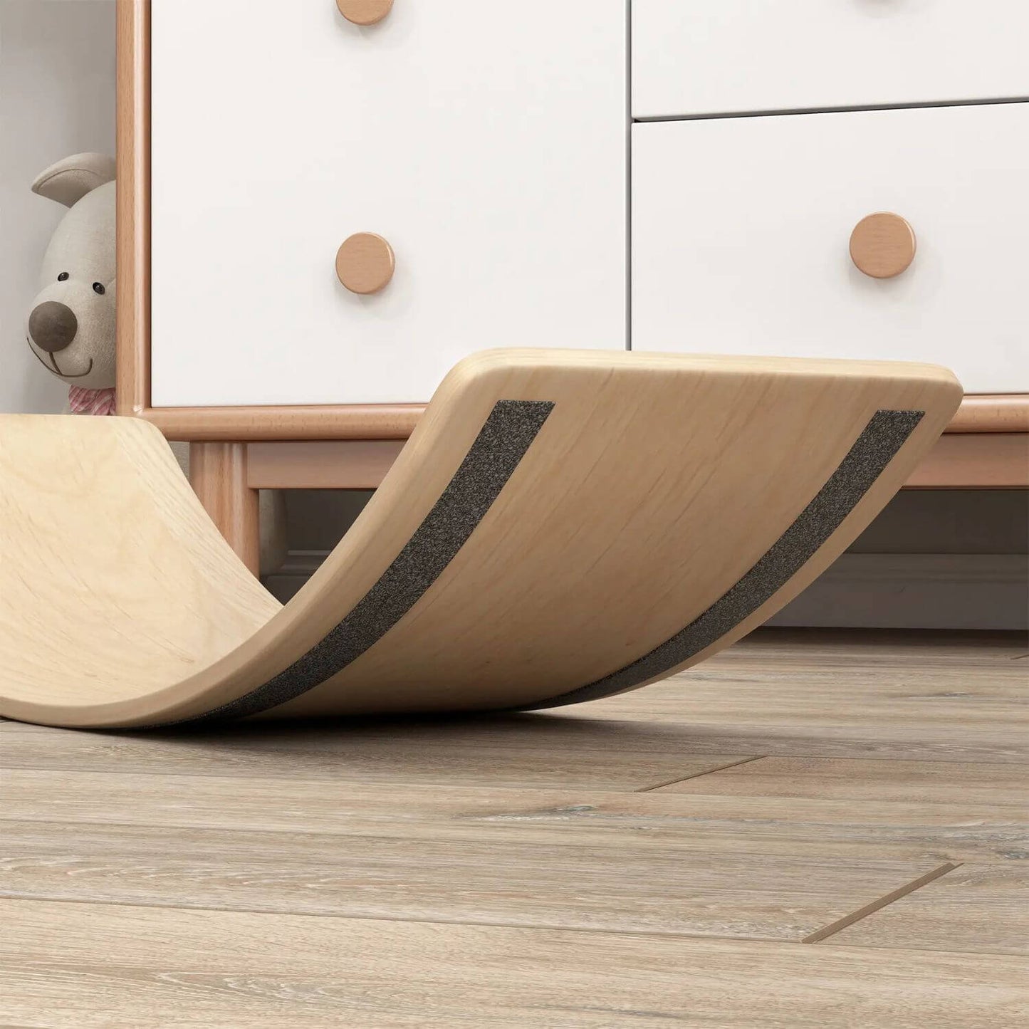 Detail of Qaba Wooden Balance Board