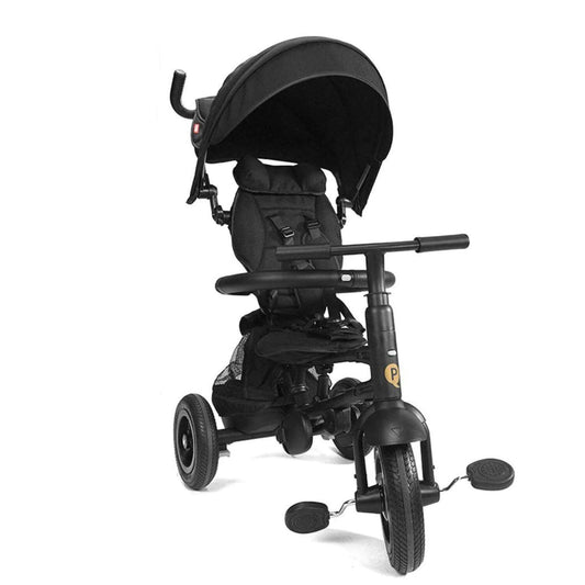 Q-Play Rito Plus Folding Stroller/ Trike Premium Midnight Black