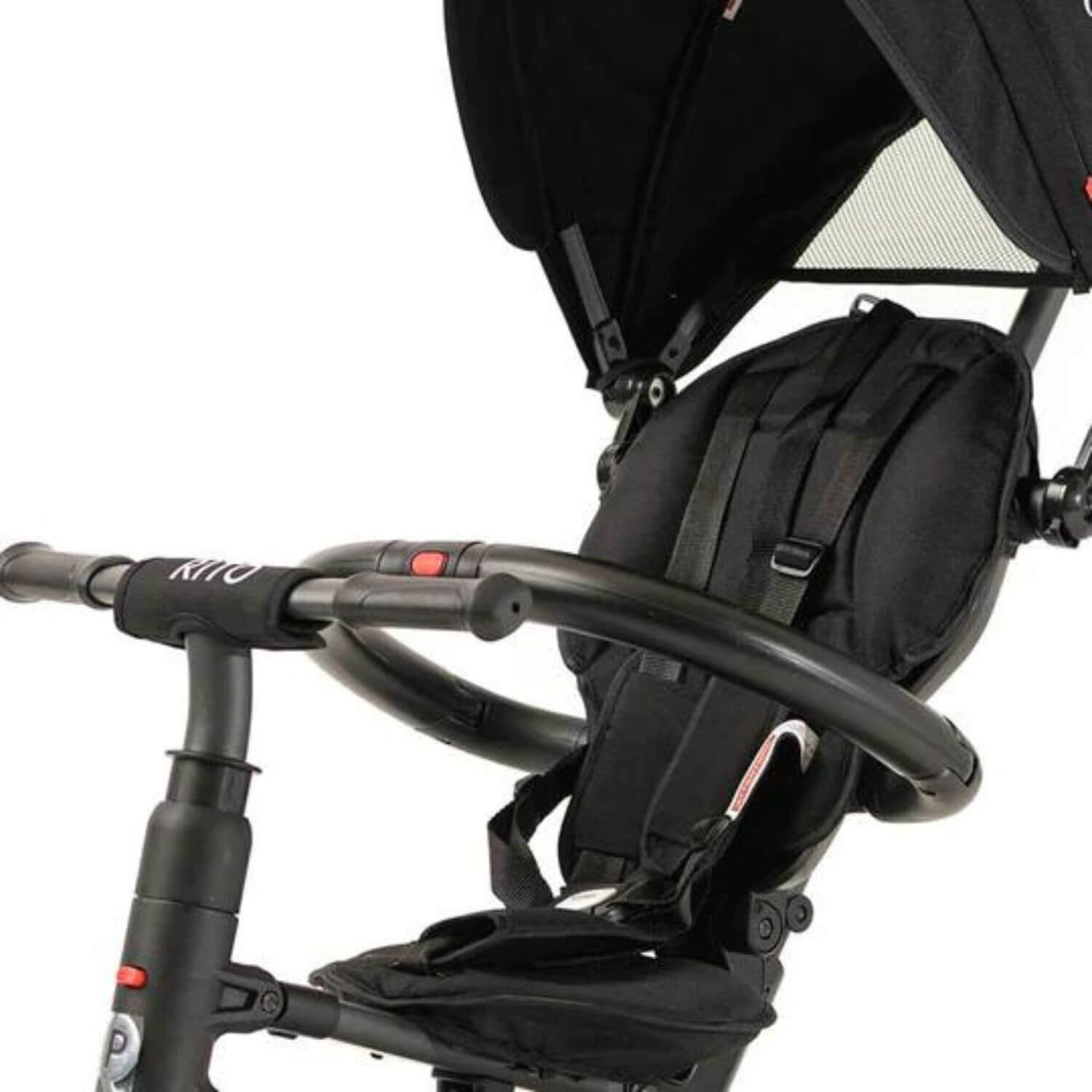 Q-Play Rito Plus Folding Stroller/ Trike Black - Detail