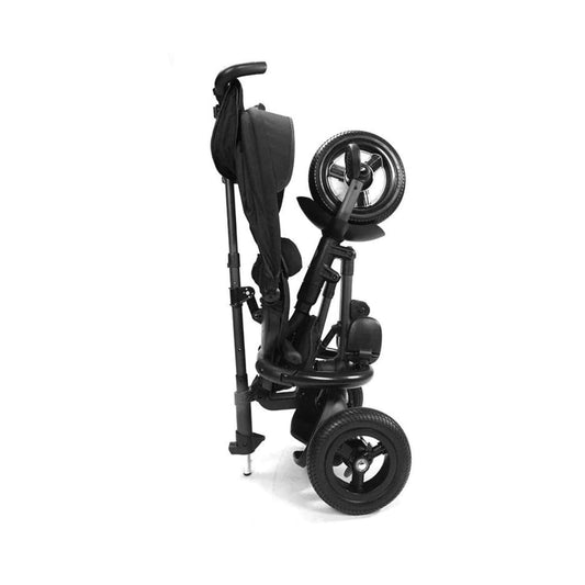 Q-Play Rito Plus Folding Stroller/ Trike Black - Folded