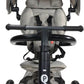 Q-Play Rito Plus Folding Stroller/ Trike Grey - Detail