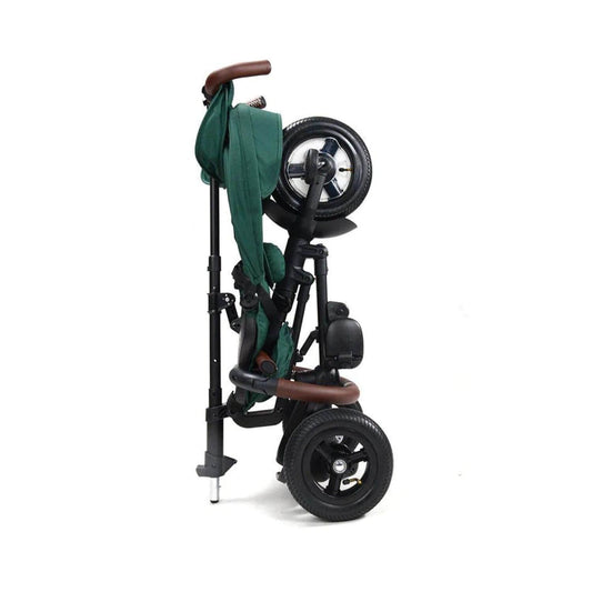 Q-Play Rito Plus Folding Stroller/ Trike Premium Alpine Green - Folded