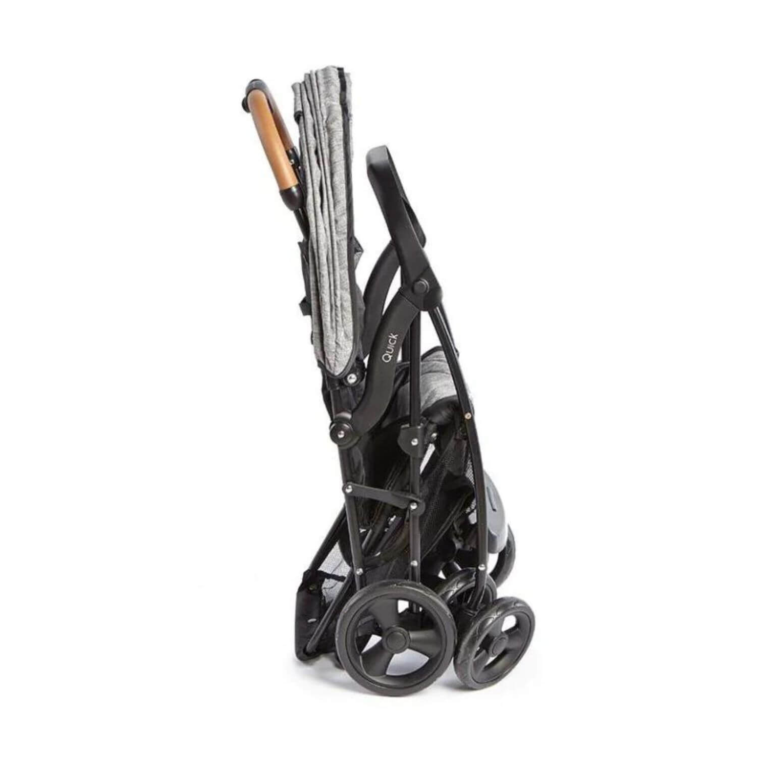 Contours Quick Lightweight Stroller in Gray - Folded
