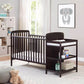 Ramsey 3-in-1 Convertible Crib and Changer Combo Espresso