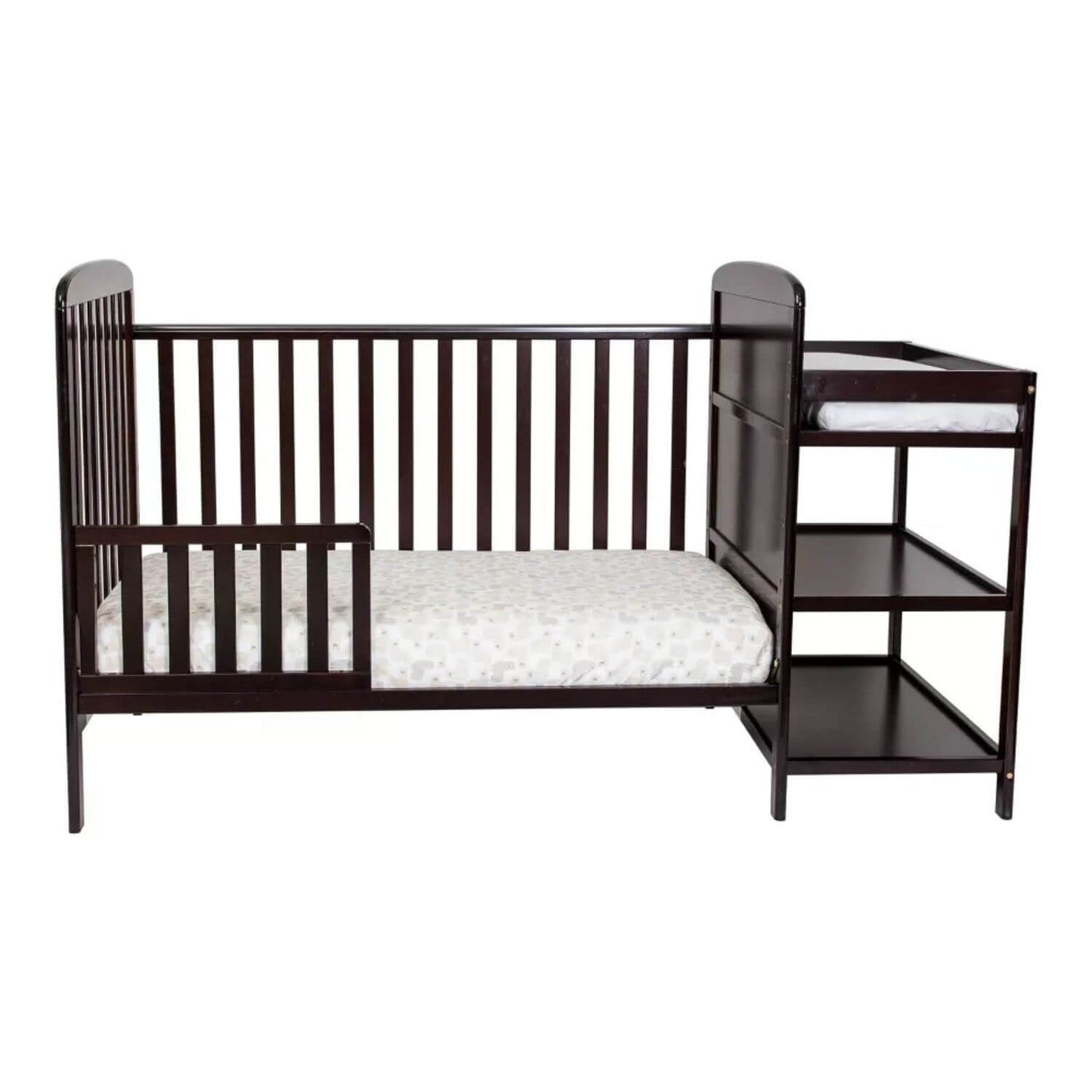 Ramsey 3-in-1 Convertible Crib and Changer Combo Espresso