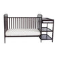 Ramsey 3-in-1 Convertible Crib and Changer Combo Espresso