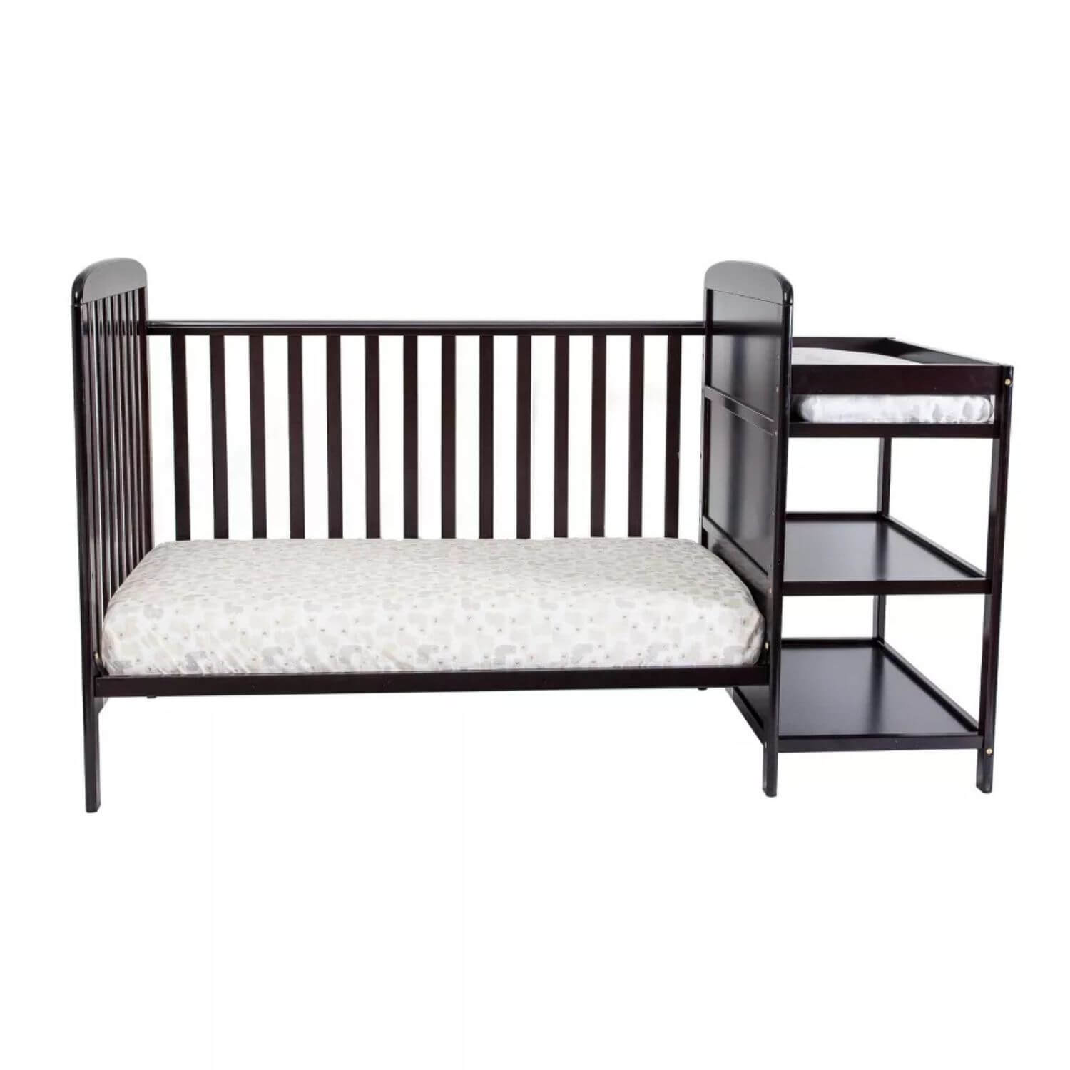 Ramsey 3-in-1 Convertible Crib and Changer Combo Espresso