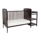 Ramsey 3-in-1 Convertible Crib and Changer Combo Espresso