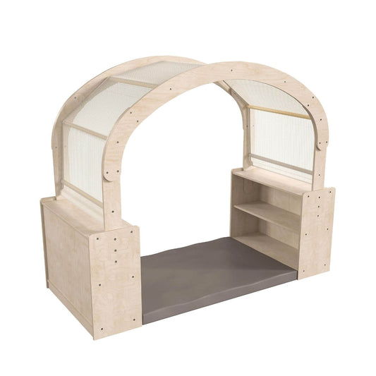 Flash Furniture Bright Beginnings Wood Reading Nook | Shelves & Canopy