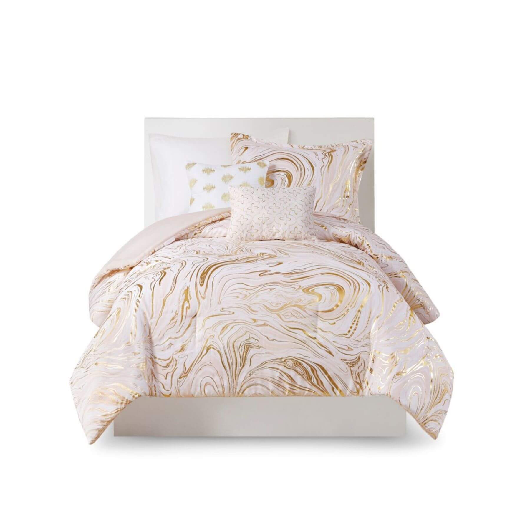 Rebecca Metallic Printed Comforter Set Twin/Twin XL