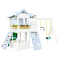 Reign Two Story Playhouse with Swing Attachment Ocean Blue