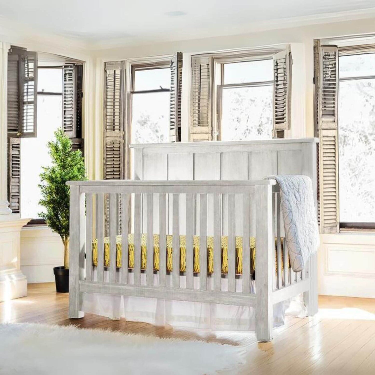 Milk Street Baby Relic Batten 4-in-1 Convertible Crib Cloud - Lifestyle