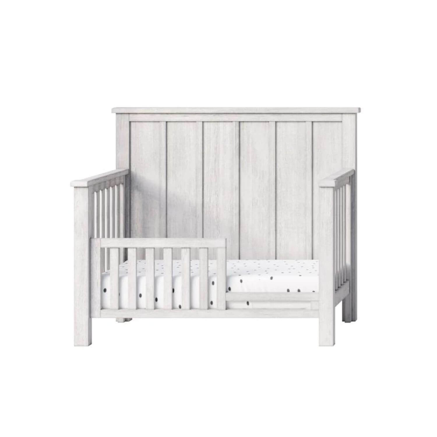 Milk Street Baby Relic Batten 4-in-1 Convertible Crib Cloud - Converted to a Toddler Bed