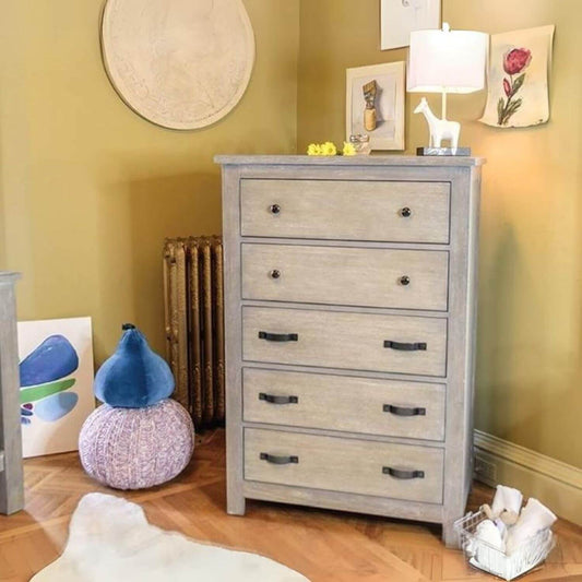 Milk Street Baby Relic 5 Drawer Chest Cloud - Lifestyle