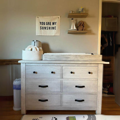 Milk Street Baby Relic 6 Drawer Double Dresser Cloud - Lifestyle