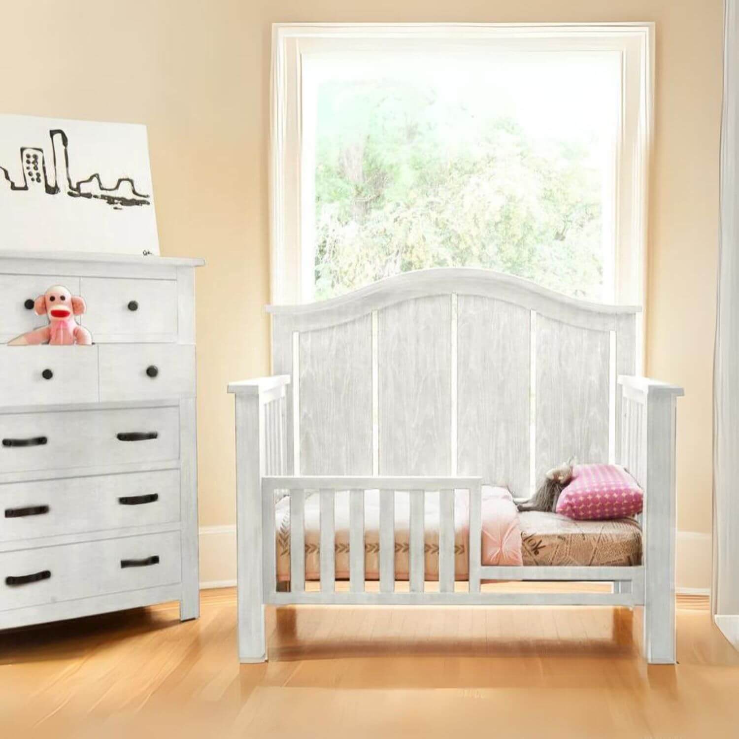 Milk Street Baby Relic Toddler Bed Conversion Kit Cloud - Lifestyle