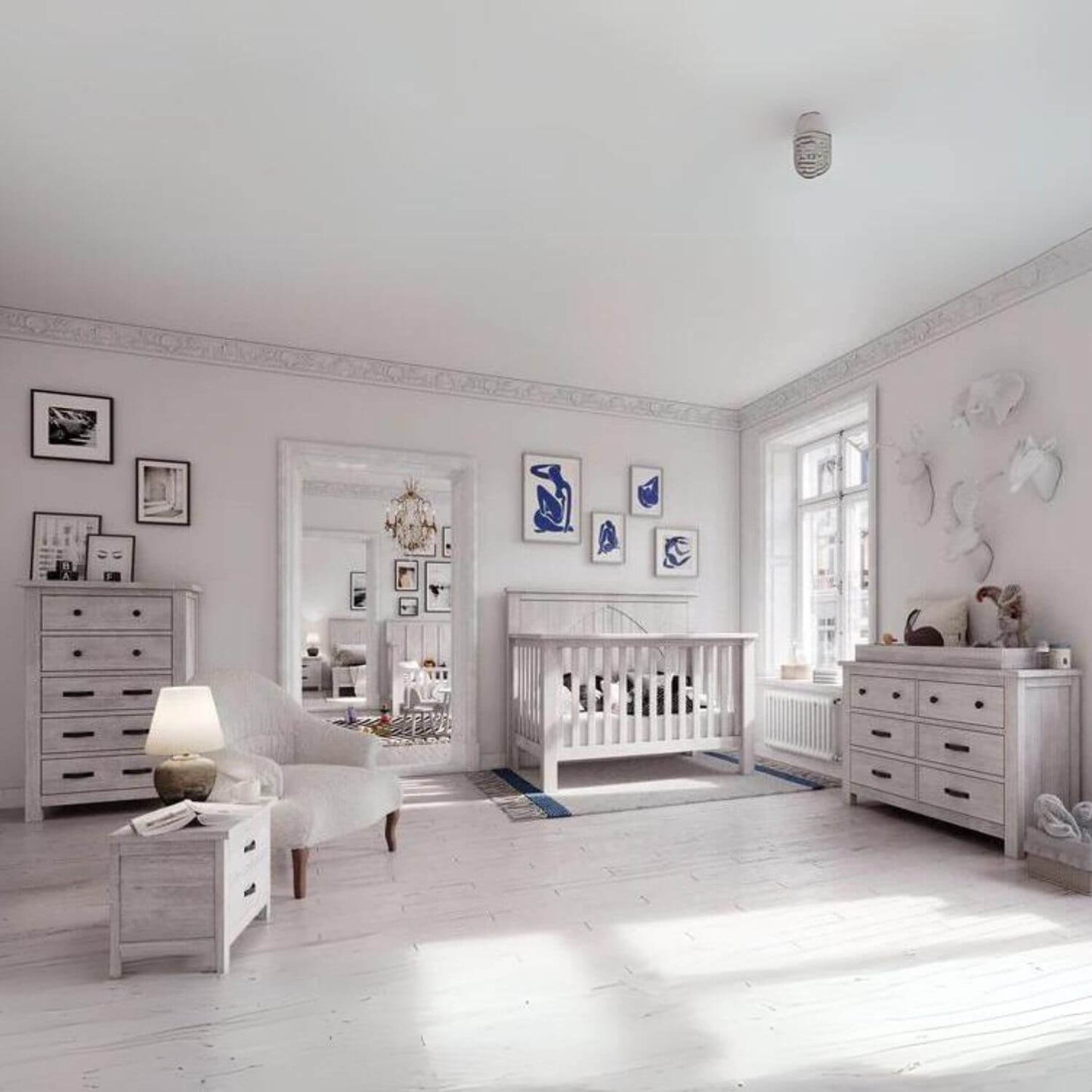 Milk Street Baby Relic Toddler Bed Conversion Kit Cloud - Lifestyle