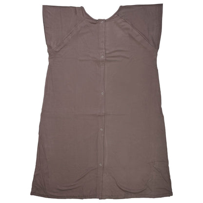 Three Little Tots Ribbed Cocoa Brown Mommy Gown